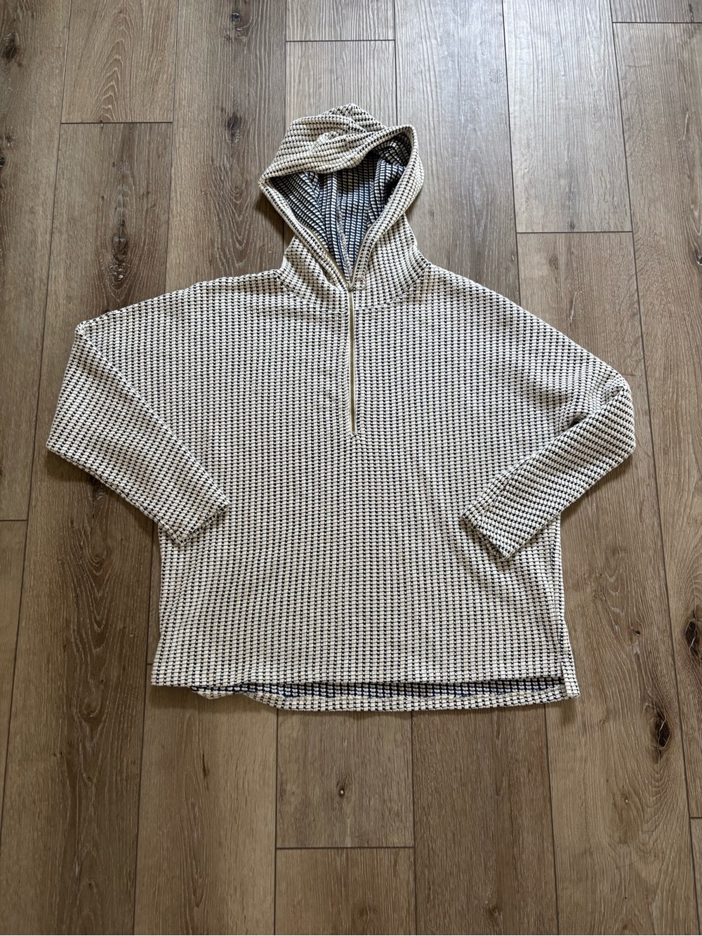 Hello Nite half-zip pullover hoodie  size medium